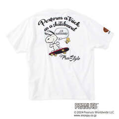 FLAGSTAFF×PEANUTS　スヌーピーコラボ　フェイクファージャケット PEANUTS 大きいサイズ メンズ FLAGSTAFF×PEANUTS スヌーピー