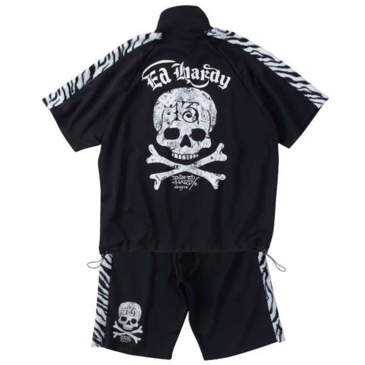 Ed Hardy ゼブラフェイクファーライン半袖ジャージセット【AOKI公式通販】