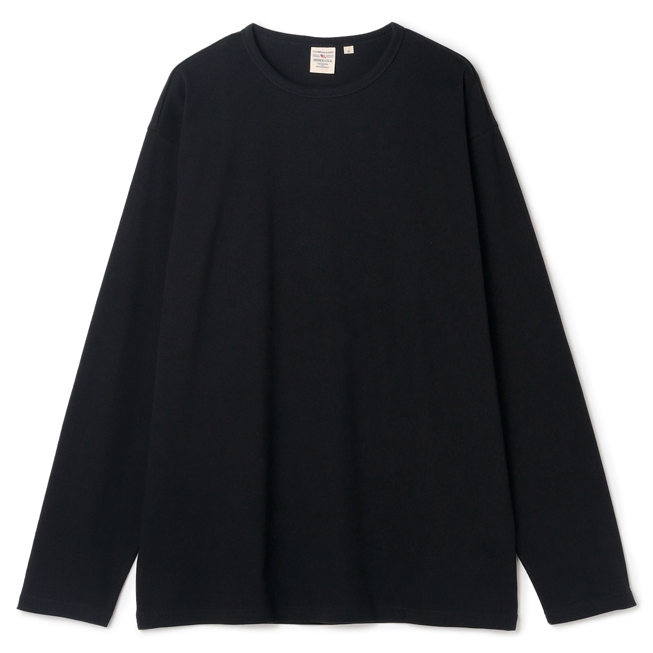 【SizeMAX】AVIREX デイリーテレコリブクルーネックTシャツ