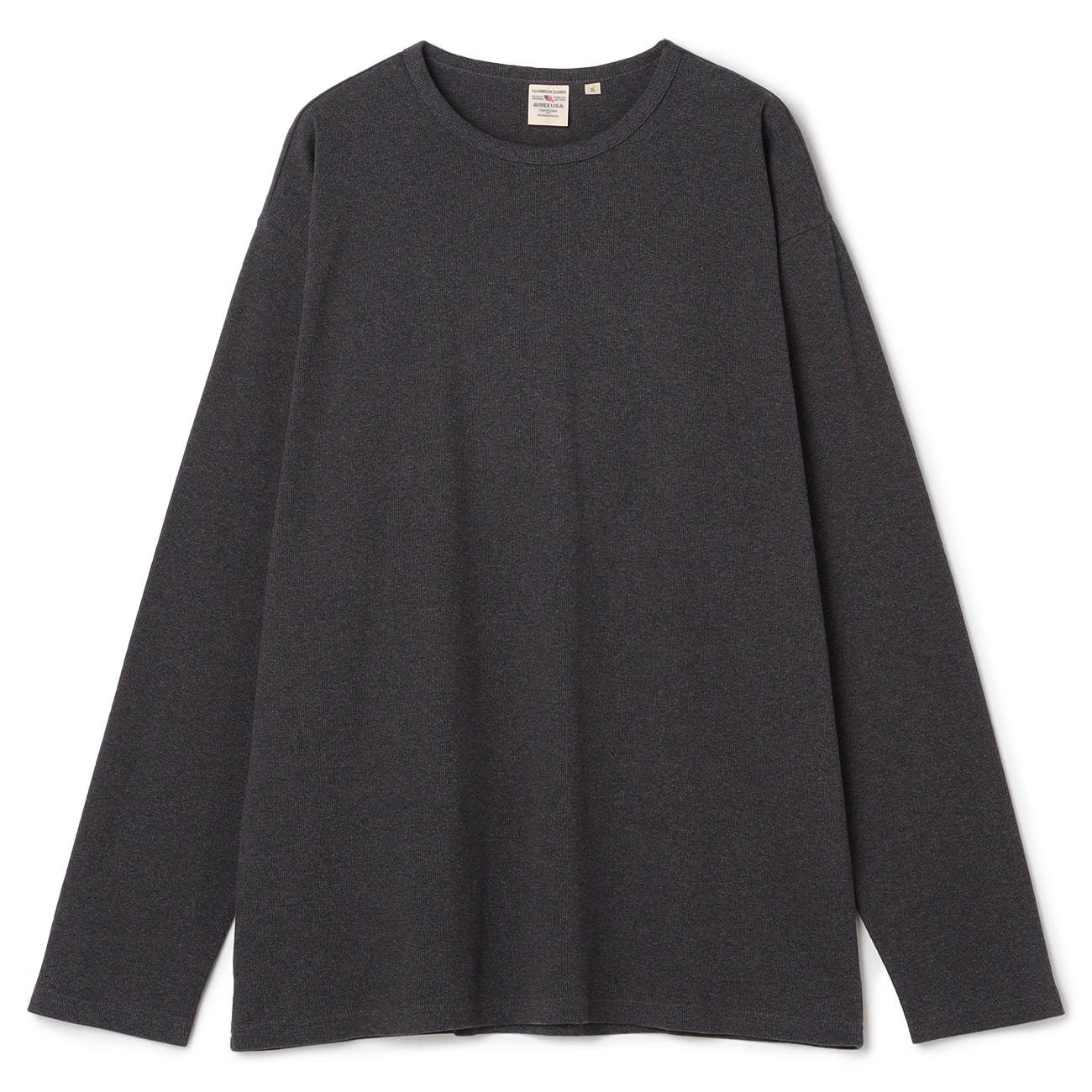 【SizeMAX】AVIREX デイリーテレコリブクルーネックTシャツ