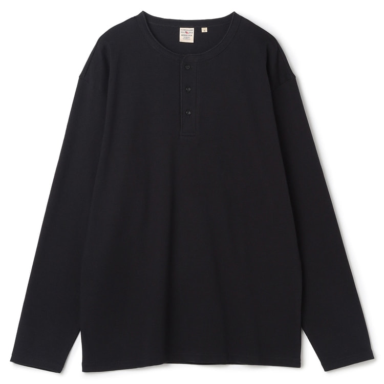 SizeMAX】AVIREX デイリーテレコリブヘンリーネックTシャツ【AOKI公式