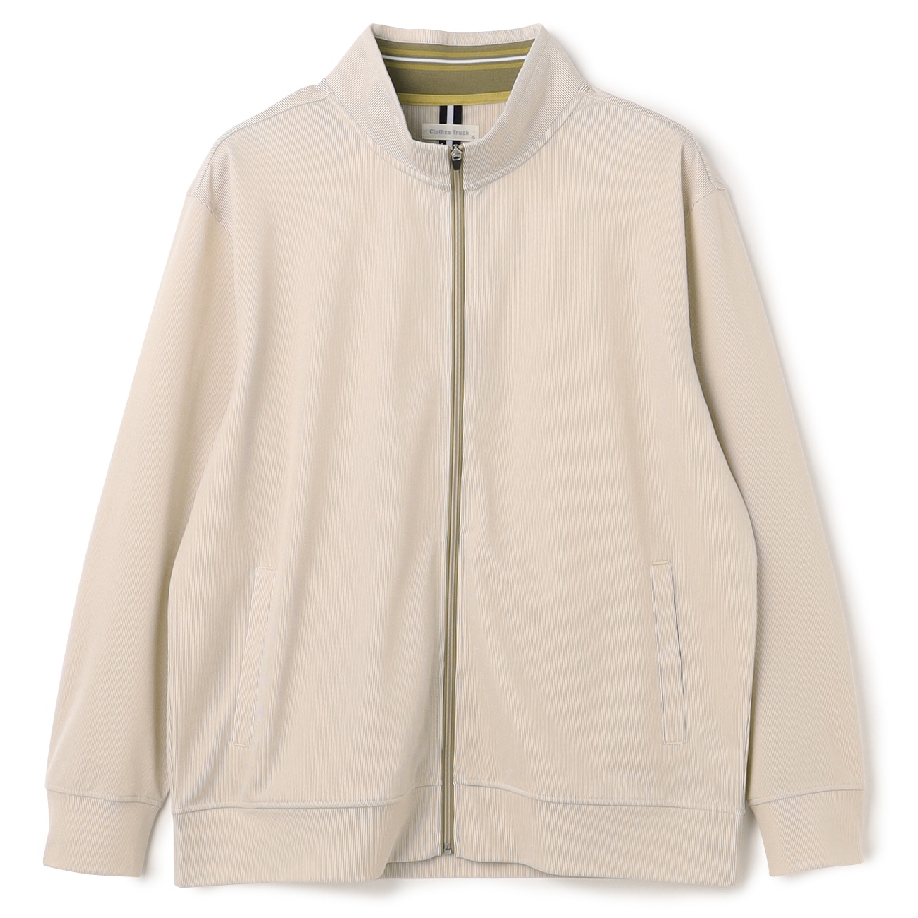 【SizeMAX】CLOTHES TRUCK 吸汗速乾 ドライコードレーンフルジップジャケット 【SizeMAX】CLOTHES TRUCK 吸汗速乾 ドライコードレーンフルジップジャケット