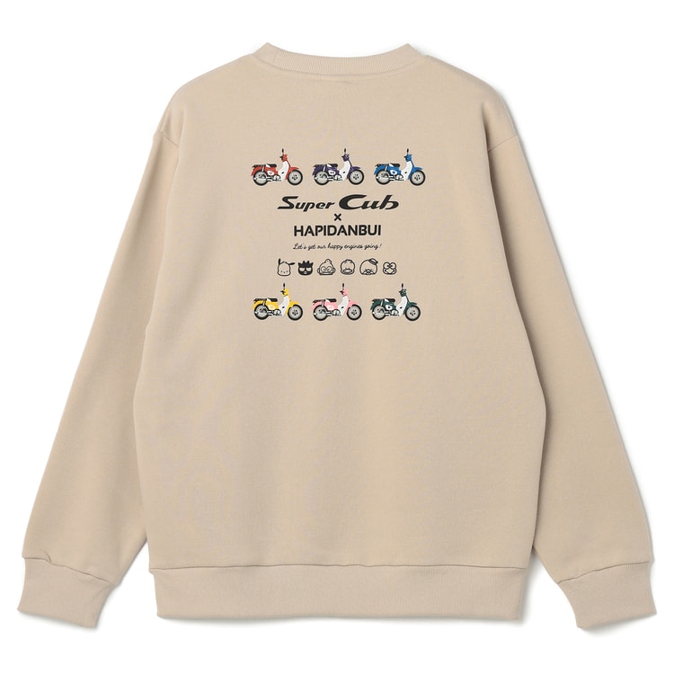 SizeMAX】はぴだんぶい 裏起毛プリントトレーナー【AOKI公式通販】