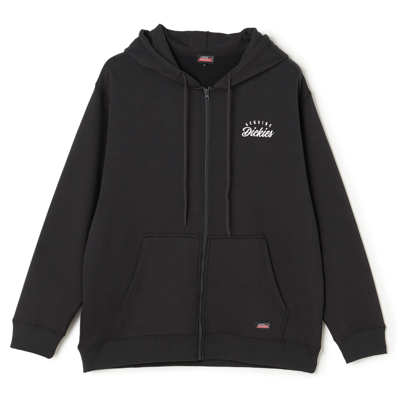 SizeMAX】GENUINE Dickies 裏毛バック刺繍フルジップパーカ【AOKI