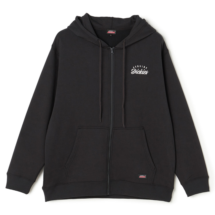 SizeMAX】GENUINE Dickies 裏毛バック刺繍フルジップパーカ【AOKI
