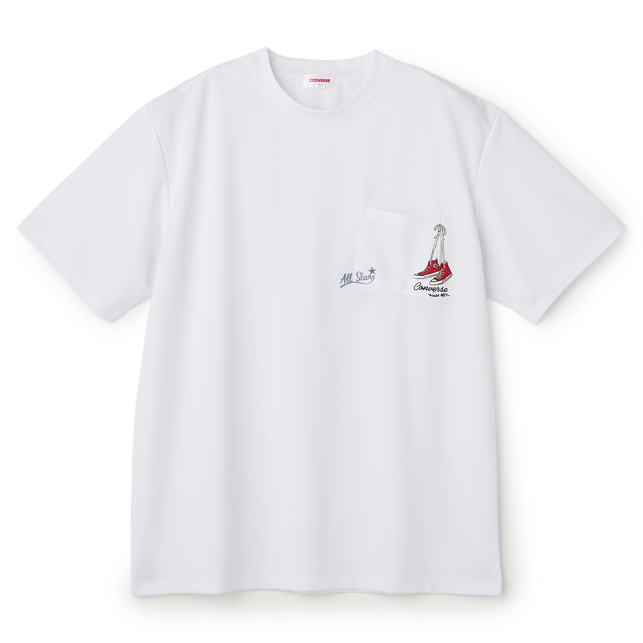 M*7様 レア アナスイ cokets 限定 バッグ マグ Tシャツ コケッツ SizeMAX】CONVERSE アムンゼンポケマタギ刺繍Tシャツ【AOKI公式通販】