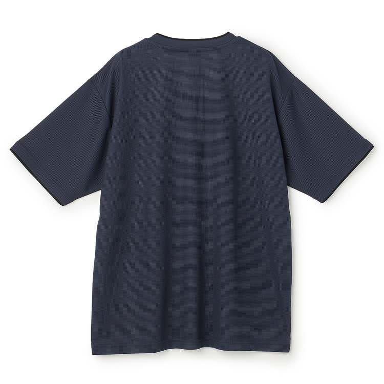 SizeMAX】ナノファイン ドライワッフルキーネックTシャツ【AOKI公式通販】