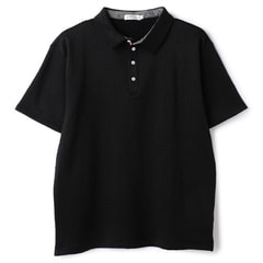 【SizeMAX】サッカーストライプポロシャツ