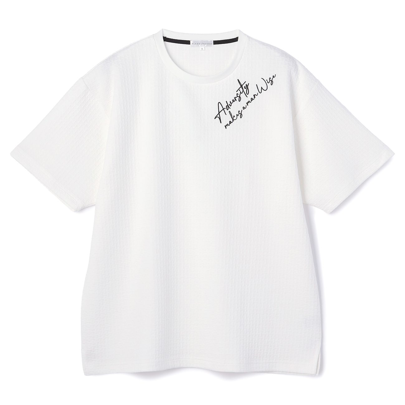 SizeMAX】PLEGGI 半袖幾何学ジャガードTシャツ【AOKI公式通販】