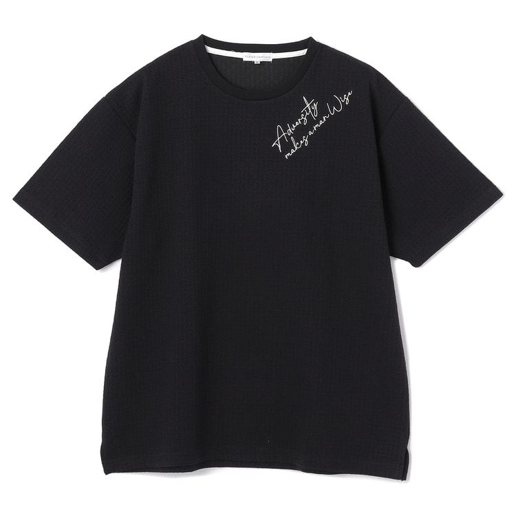 SizeMAX】PLEGGI 半袖幾何学ジャガードTシャツ【AOKI公式通販】