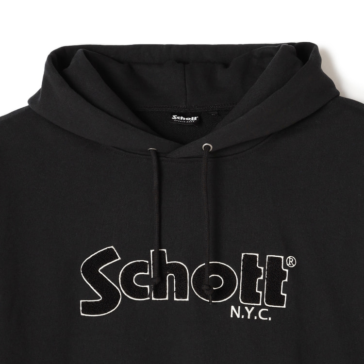 SizeMAX】Schott フロントロゴプルパーカー【AOKI公式通販】