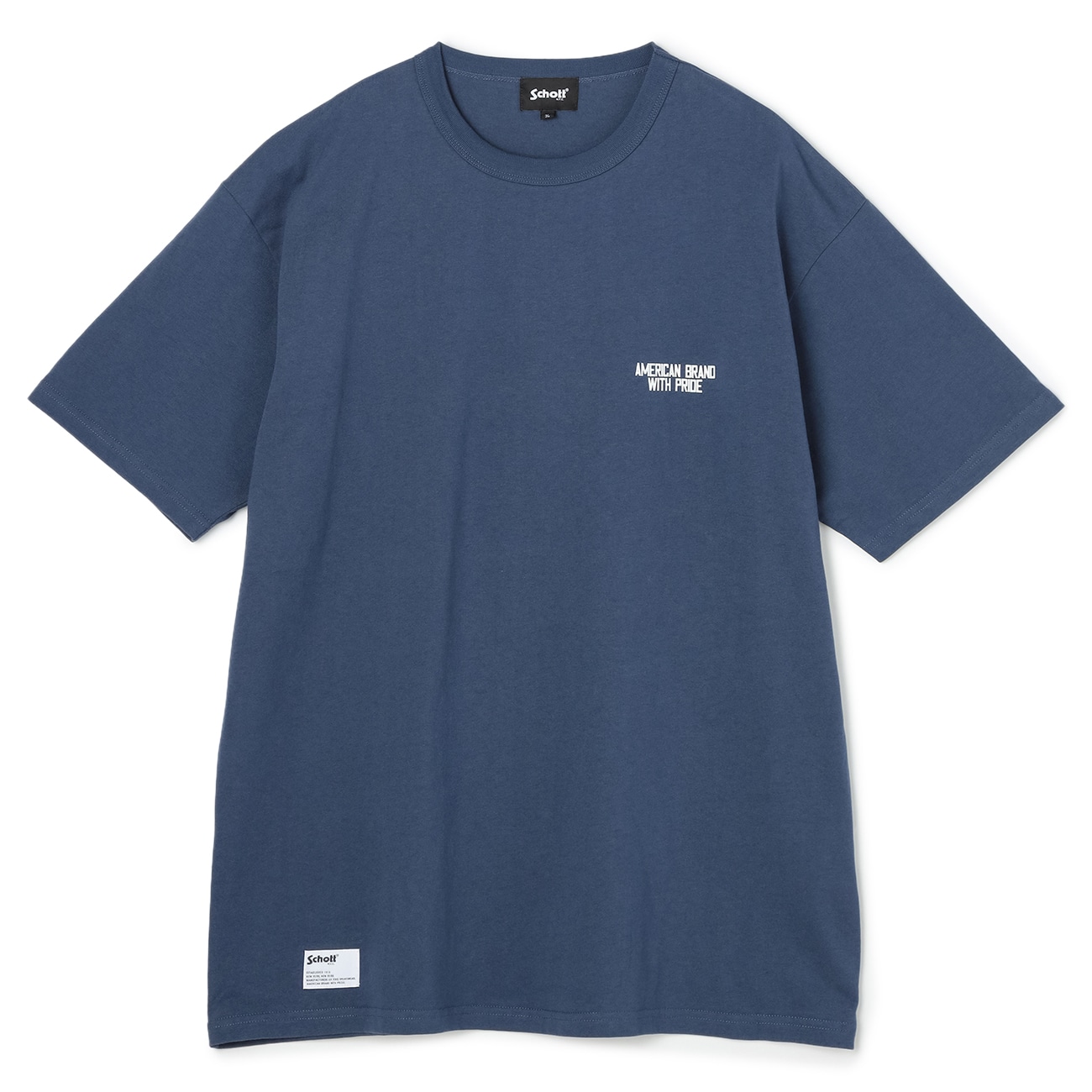 【SizeMAX】Schott カスレラバーバックプリントTシャツ 【SizeMAX】Schott カスレラバーバックプリントTシャツ