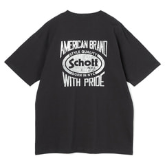 SizeMAX】Schott カスレラバーバックプリントTシャツ【AOKI公式通販】