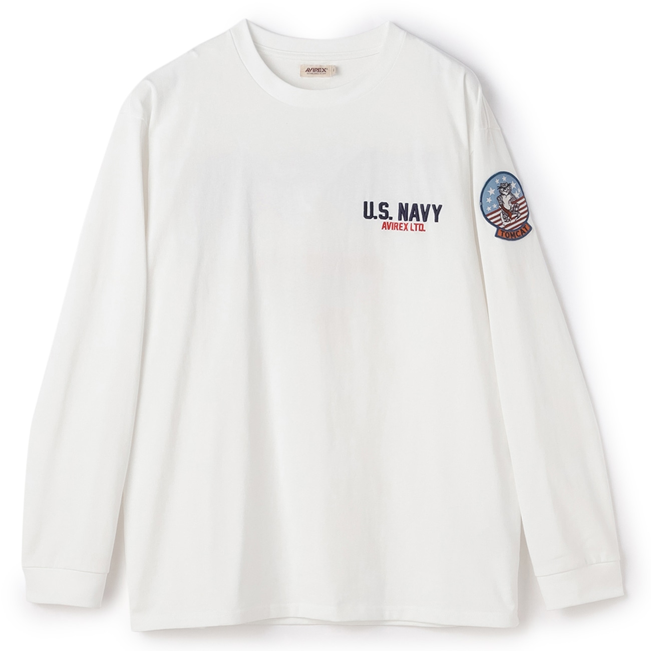 【SizeMAX】AVIREX TOPGUN トップガンバックパッチTシャツ