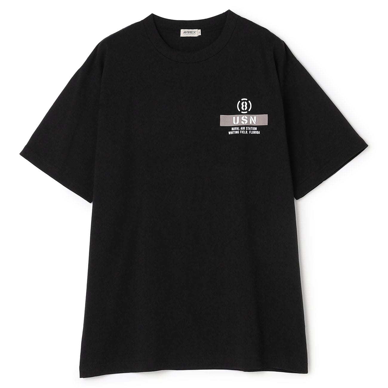 【SizeMAX】AVIREX ステンシルパッチTシャツ 【SizeMAX】AVIREX ステンシルパッチTシャツ