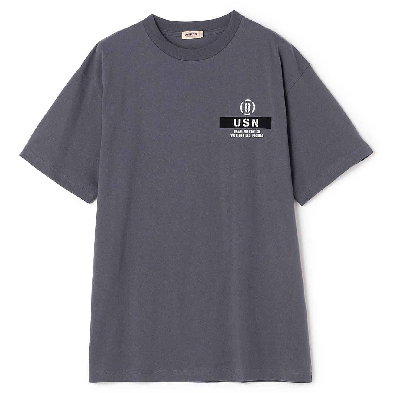【SizeMAX】AVIREX ステンシルパッチTシャツ