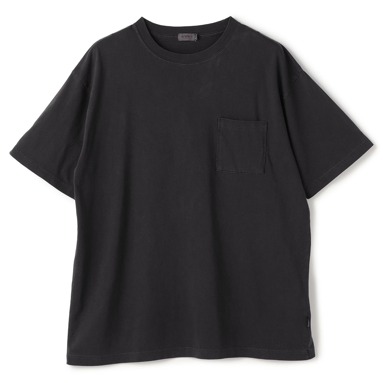 【SizeMAX】AVIREX フェイドウォッシュポケット付Tシャツ