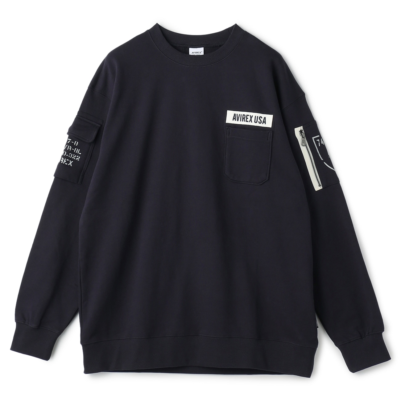 SizeMAX】AVIREX ファティーグポケット付スウェット【AOKI公式通販】