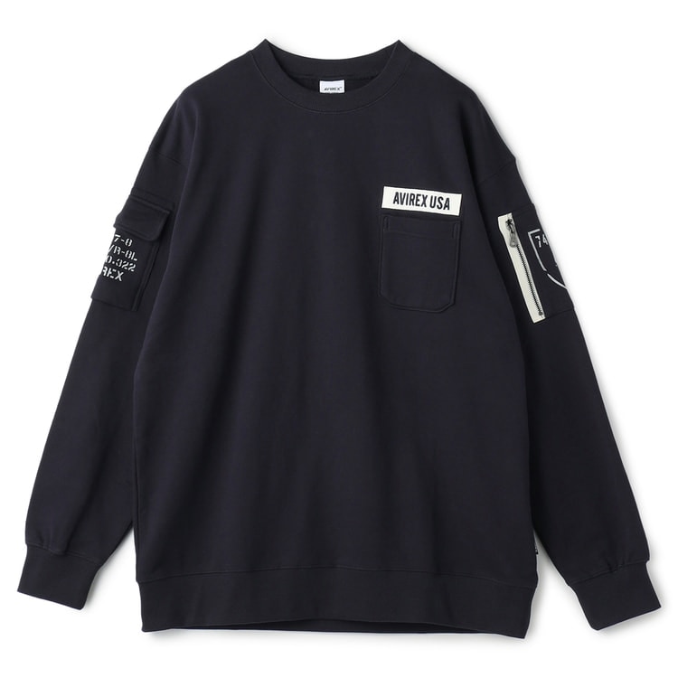 SizeMAX】AVIREX ファティーグポケット付スウェット【AOKI公式通販】