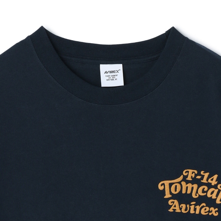 SizeMAX】AVIREX サガラ刺繍Tシャツ TOMCAT【AOKI公式通販】