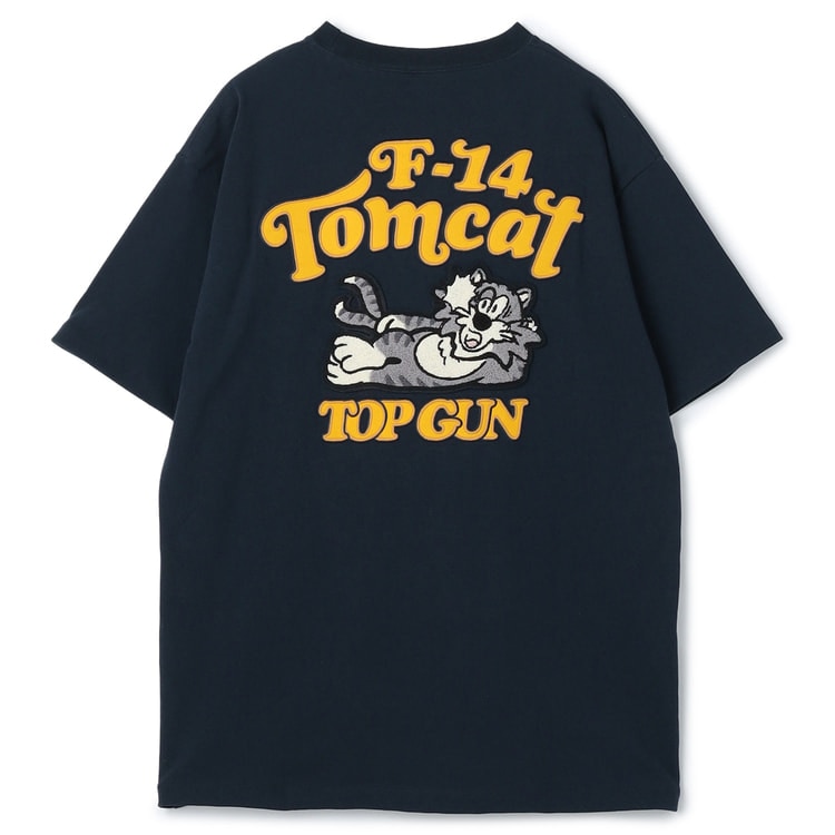 SizeMAX】AVIREX サガラ刺繍Tシャツ TOMCAT【AOKI公式通販】