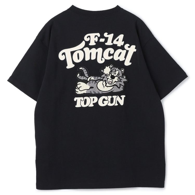 *AVIREX* TOMCAT Ｔシャツ AVIREX tシャツ 「WEB＆DEPOT限定」TOMCAT EMBROIDERY T-SHIRT