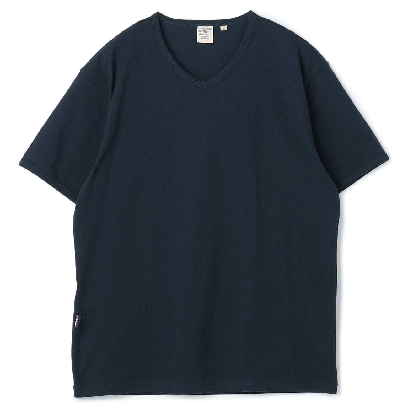 【SizeMAX】AVIREX テレコVネックTシャツ 【SizeMAX】AVIREX テレコVネックTシャツ