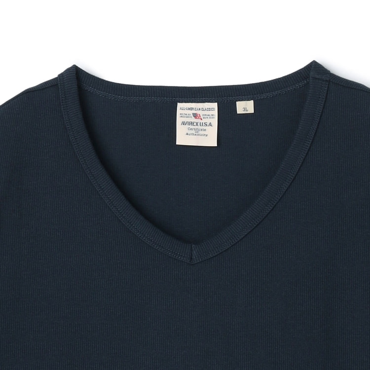 SizeMAX】AVIREX テレコVネックTシャツ【AOKI公式通販】