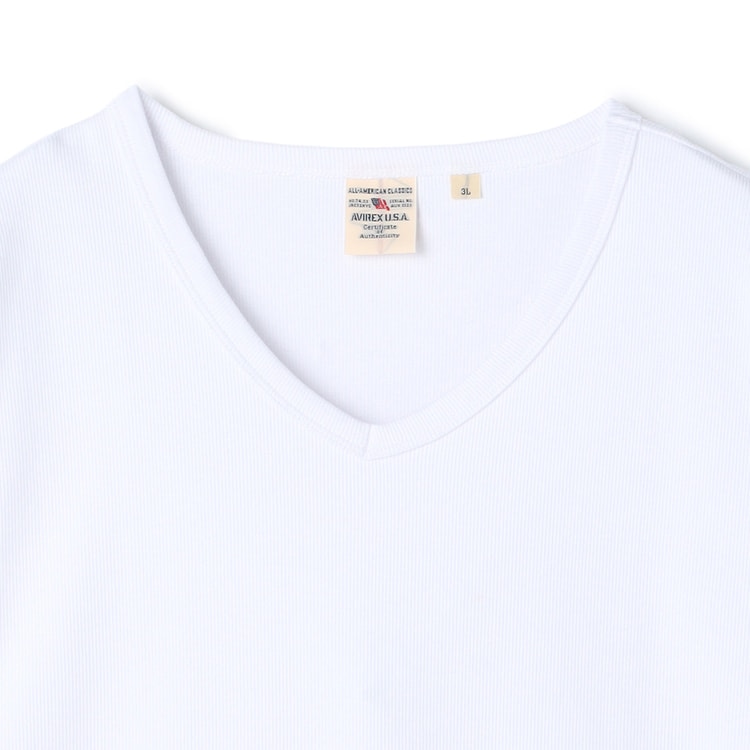SizeMAX】AVIREX テレコVネックTシャツ【AOKI公式通販】