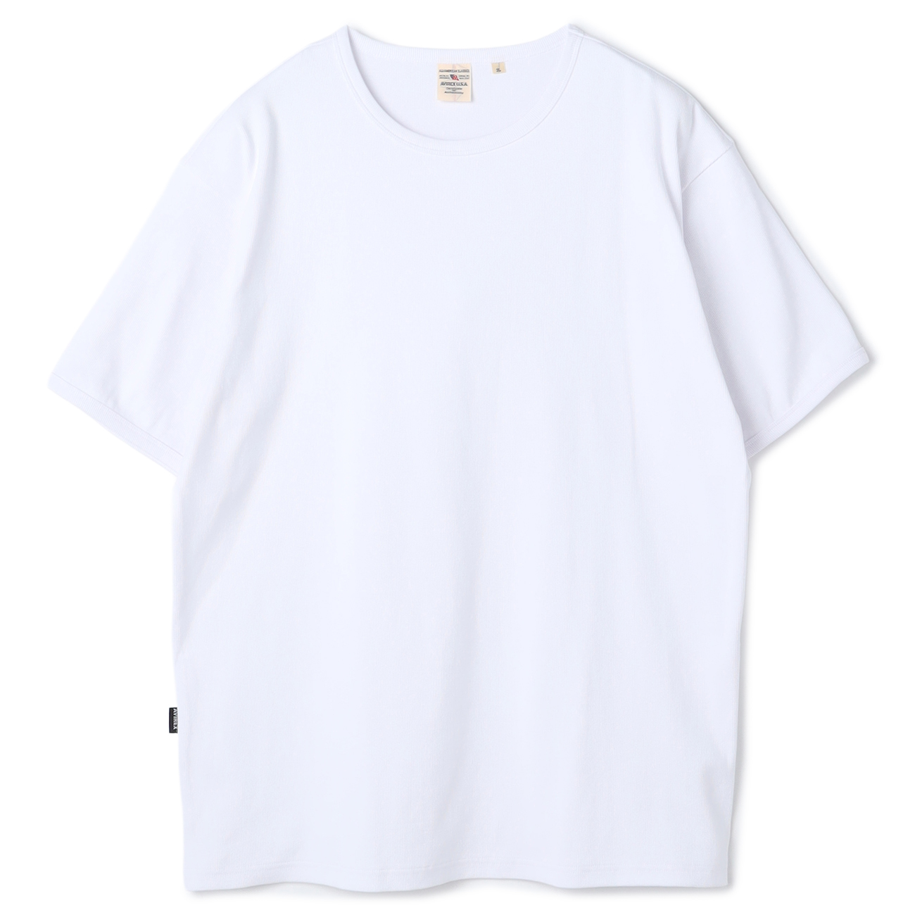 【SizeMAX】AVIREX テレコクルーネックTシャツ 【SizeMAX】AVIREX テレコクルーネックTシャツ