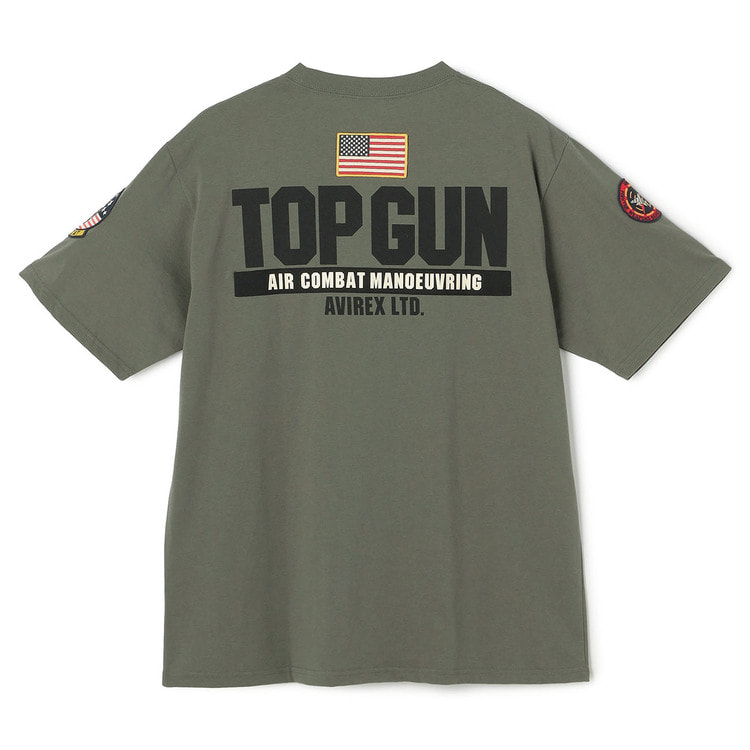 SizeMAX】AVIREX TOPGUN パッチ&プリントTシャツ【AOKI公式通販】