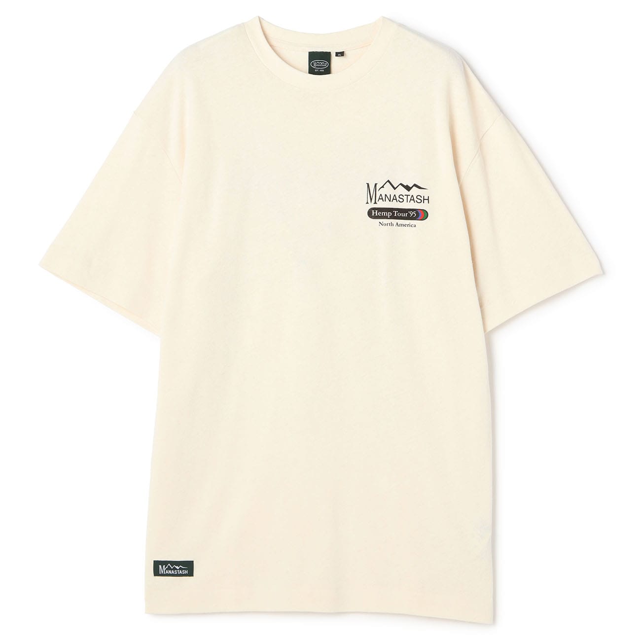 【SizeMAX】MANASTASH ヘンプツアープリントTシャツ
