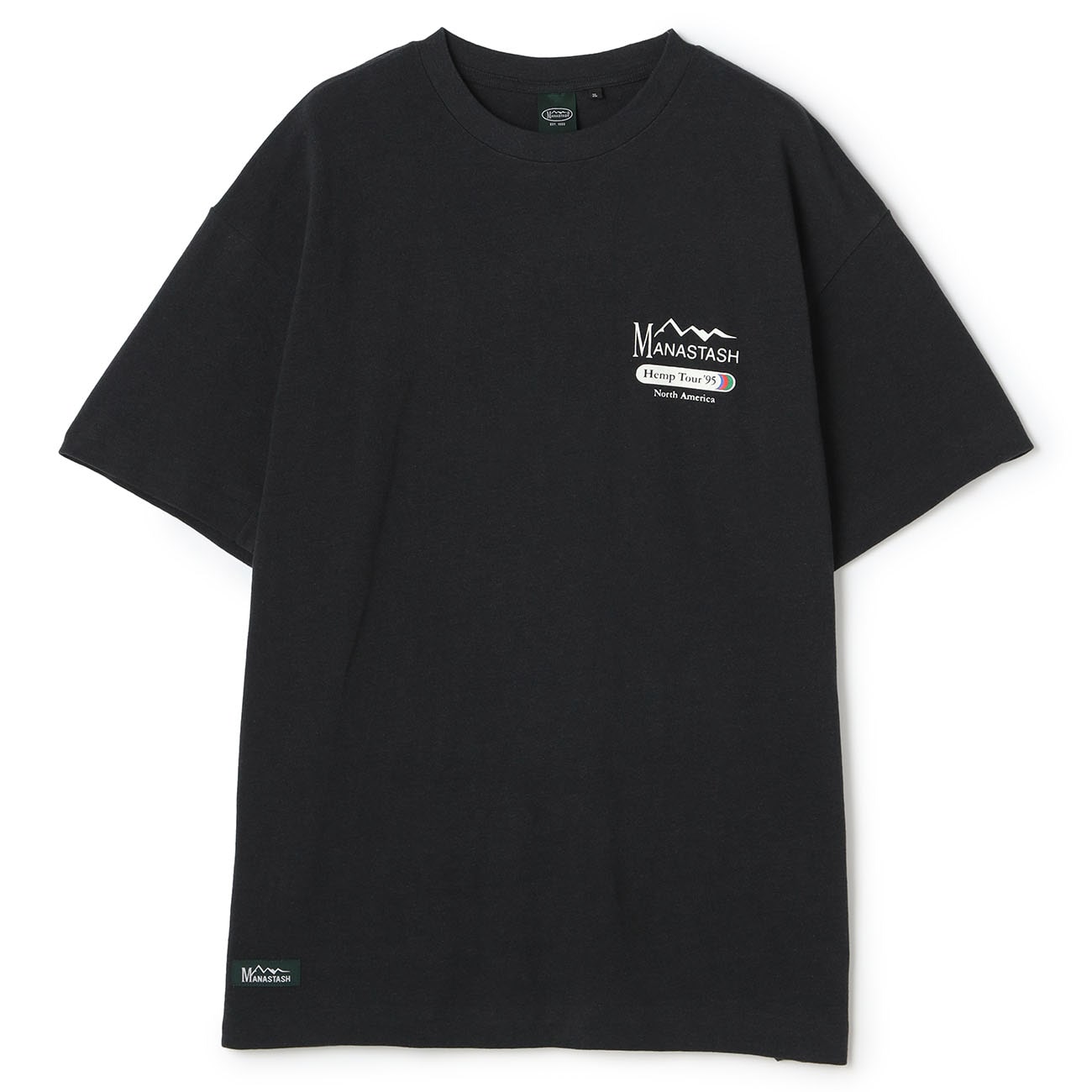 【SizeMAX】MANASTASH ヘンプツアープリントTシャツ