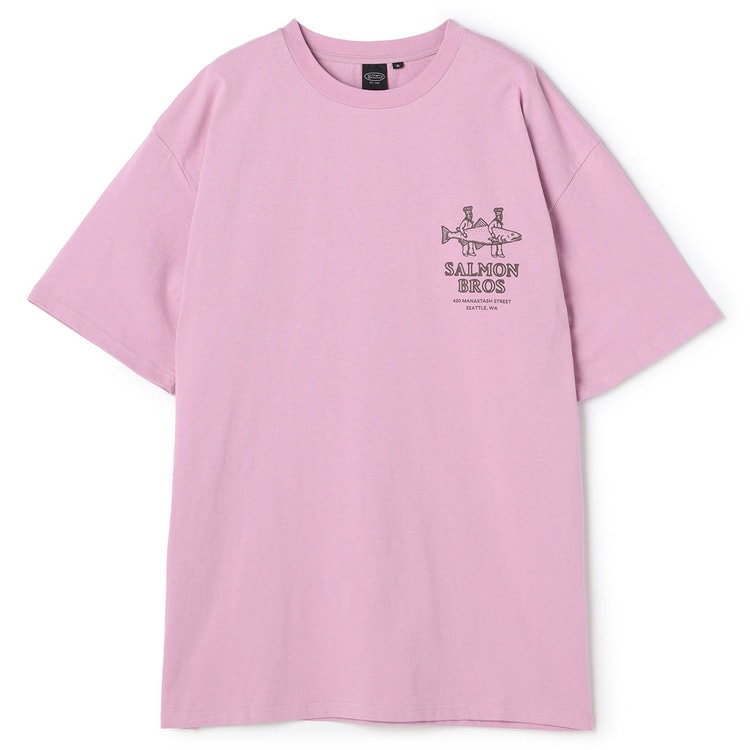 SizeMAX】MANASTASH サーモン柄プリントTシャツ【AOKI公式通販】