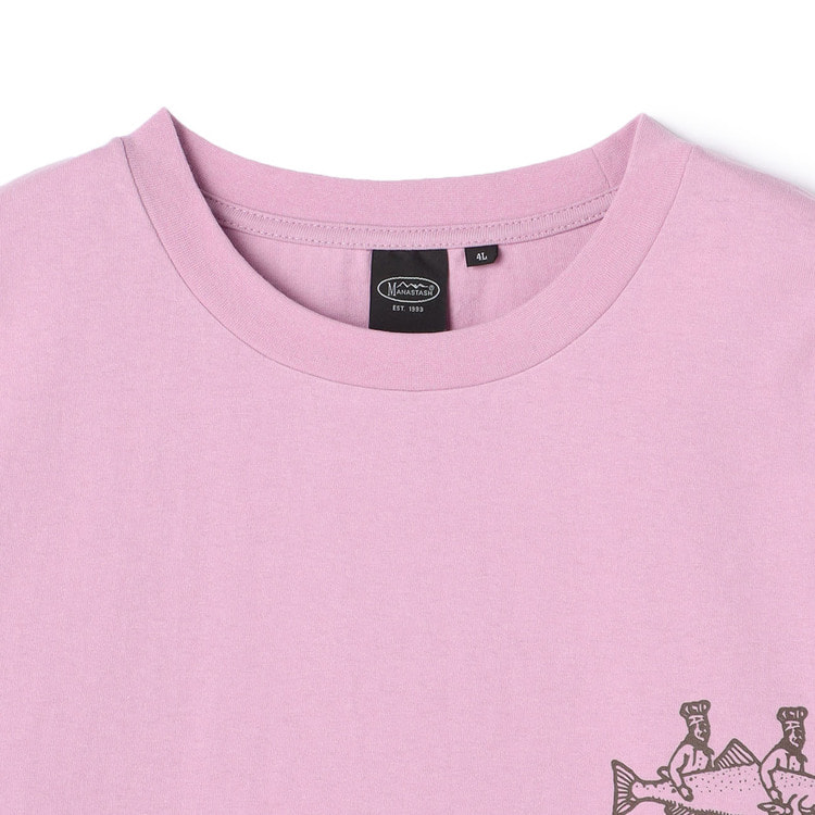 SizeMAX】MANASTASH サーモン柄プリントTシャツ【AOKI公式通販】