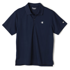 【SizeMAX】Champion 速乾 DRYメッシュワンポイントポロシャツ