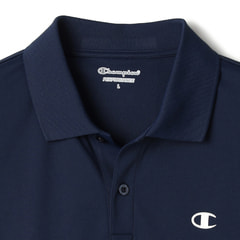 【SizeMAX】Champion 速乾 DRYメッシュワンポイントポロシャツ