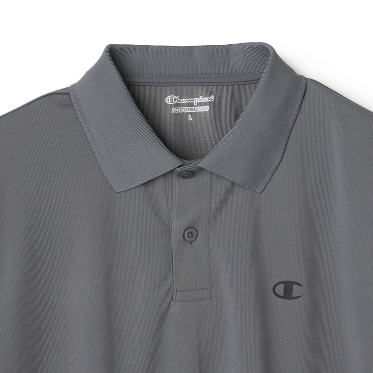 SizeMAX】Champion ドライメッシュワンポイントポロシャツ【AOKI公式通販】
