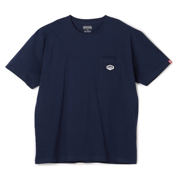 SizeMAX】OUTDOOR ポケット付きワンポイントTシャツ【AOKI公式通販】
