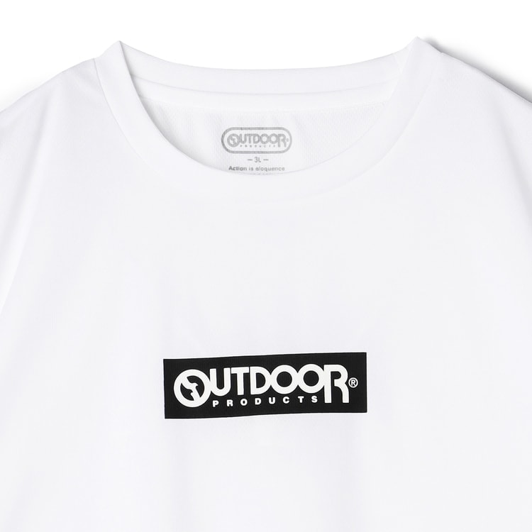 【SizeMAX】OUTDOOR ドライボックスロゴTシャツ