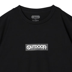 【SizeMAX】OUTDOOR ドライボックスロゴTシャツ