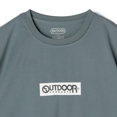 【SizeMAX】OUTDOOR ドライボックスロゴTシャツ