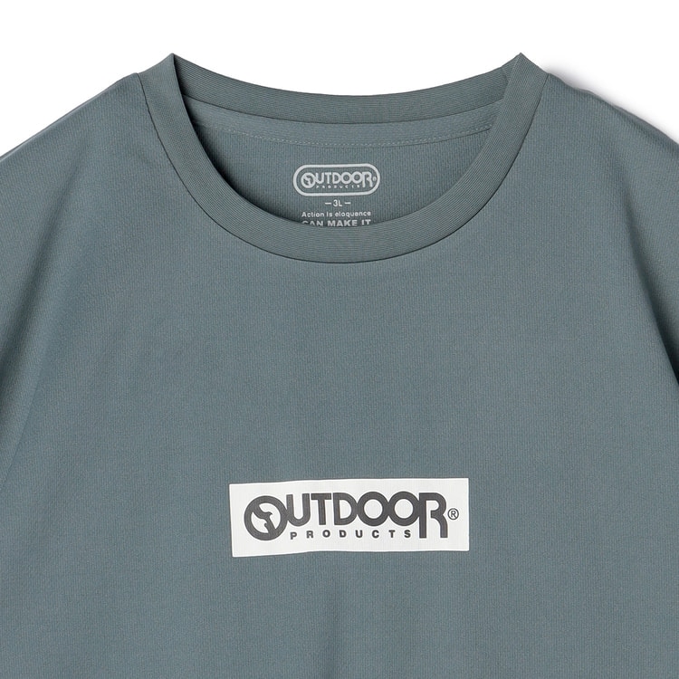 【SizeMAX】OUTDOOR ドライボックスロゴTシャツ