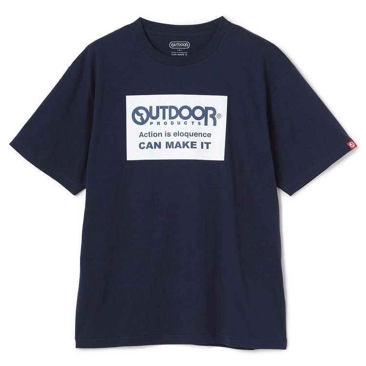 SizeMAX】OUTDOOR スクエアロゴプリントTシャツ【AOKI公式通販】