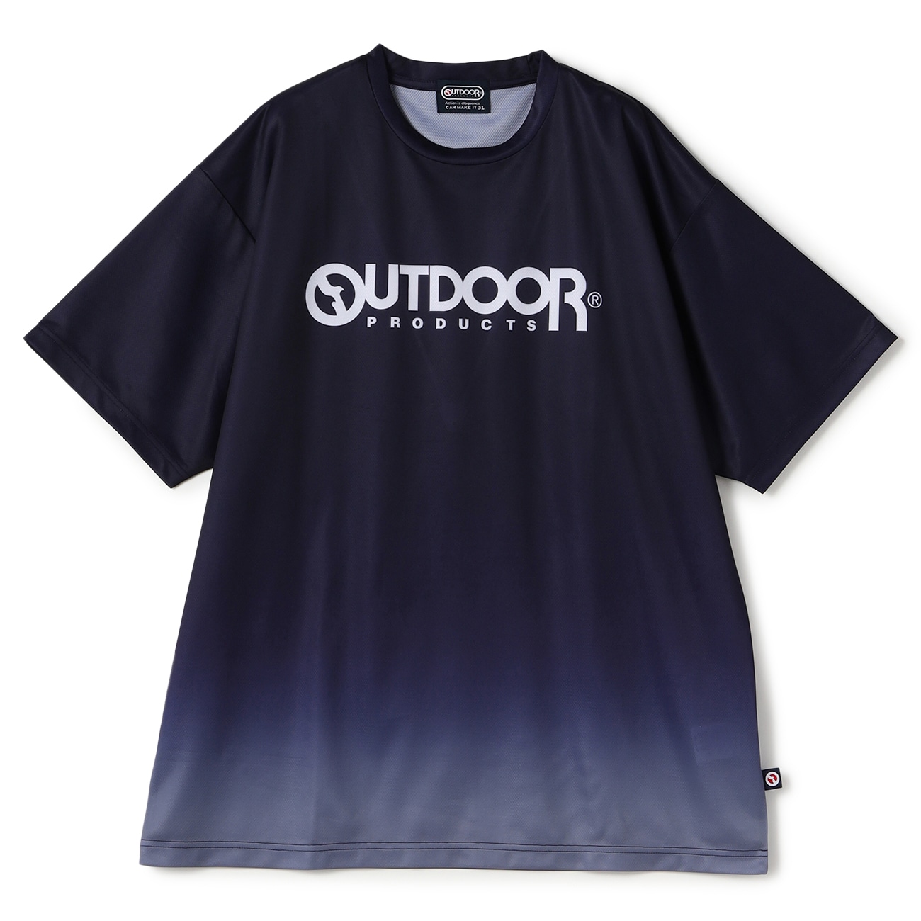 【SizeMAX】OUTDOOR ドライグラデーションTシャツ