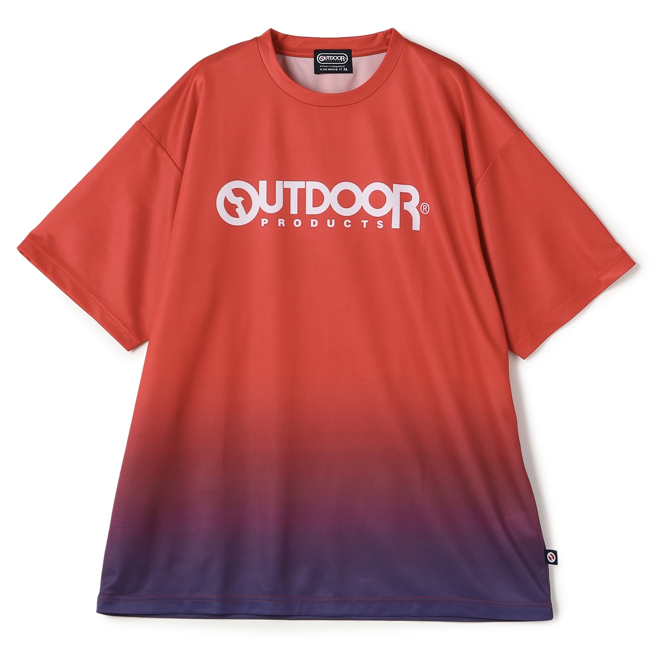 【SizeMAX】OUTDOOR ドライグラデーションTシャツ