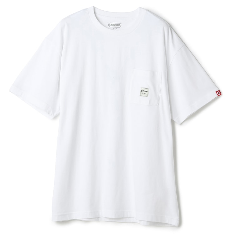 SizeMAX】OUTDOOR PRODUCTS 天竺ワッペンポケット付Tシャ【AOKI公式