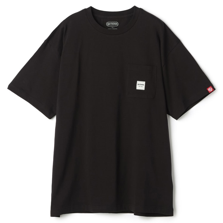 SizeMAX】OUTDOOR PRODUCTS 天竺ワッペンポケット付Tシャ【AOKI公式