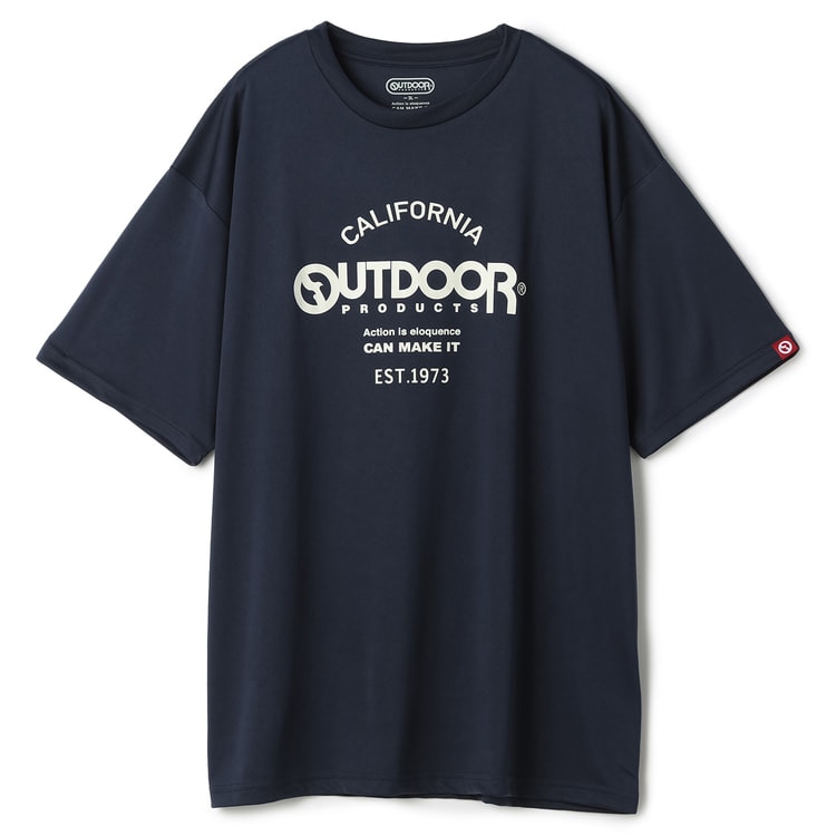 SizeMAX】OUTDOOR PRODUCTS ドライメッシュ創立年プリント【AOKI