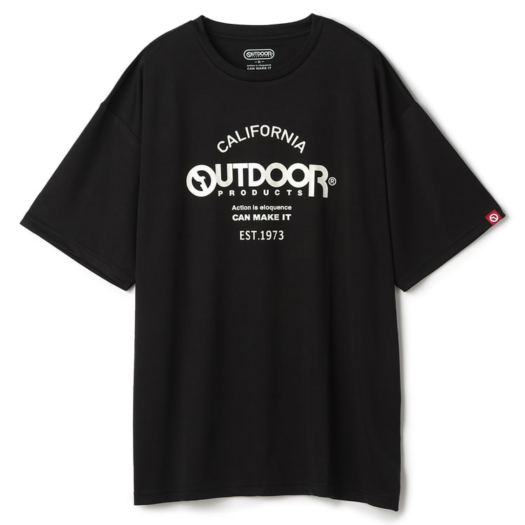SizeMAX】OUTDOOR PRODUCTS ドライメッシュ創立年プリント【AOKI